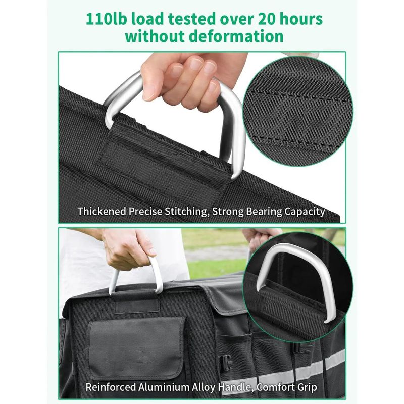 Auto si Moto - Automobile - Organizator portbagaj auto, NewEvo, geanta multifunctionala, pliabil, 3 compartimente, 60 X 35 X 30 cm, 65L - Infinity.ro