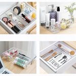 Casa si Gradina - Mobilier - Organizare si depozitare - Organizatoare pentru sertare si dulapuri - Set Organizator Sertar NewEvo, 25 Piese, 4 Marimi Diferite Pentru Depozitare Cosmetice, Bijuterii, Ustensile Bucatarie - Infinity.ro