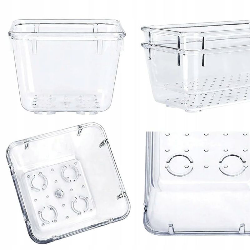 Casa si Gradina - Mobilier - Organizare si depozitare - Organizatoare pentru sertare si dulapuri - Set Organizator Sertar NewEvo, 25 Piese, 4 Marimi Diferite Pentru Depozitare Cosmetice, Bijuterii, Ustensile Bucatarie - Infinity.ro