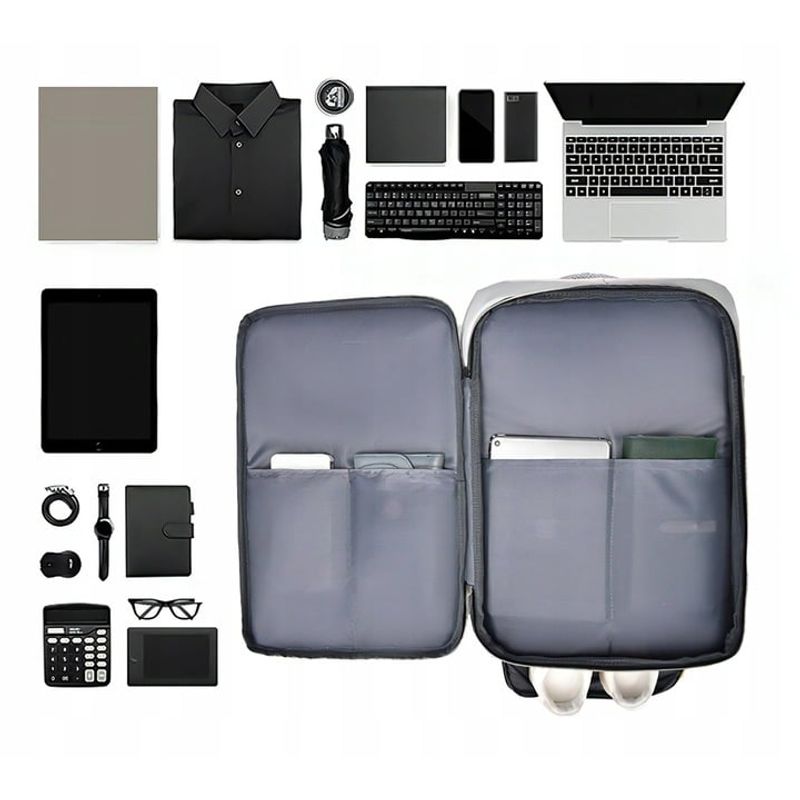 Sport si Outdoor - Articole de voiaj - Rucsacuri - Rucsac pentru Calatorie cu spatiu Laptop 17 inch, Ideal pentru Zboruri, Compatibil Cabina Avion,  Multifunctional - Infinity.ro