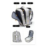 Sport si Outdoor - Articole de voiaj - Rucsacuri - Rucsac pentru Calatorie cu spatiu Laptop 17 inch, Ideal pentru Zboruri, Compatibil Cabina Avion,  Multifunctional - Infinity.ro
