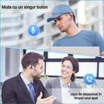 TV, Audio-Video si Foto - Portabile audio - Casti audio - Casca Bluetooth Wireless NewEvo, Baterie 60 ore 500mAH, Cu microfon dublu de reducere a zgomotului CVC 8.0 - Infinity.ro