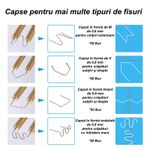 Casa si Gradina - Constructii - Scule electrice si accesorii - Pistoale de lipit - Pistol Profesional pentru lipit/sudat plastic Renew Force, kit pentru repararea fisurilor din plastic,putere 70W - Infinity.ro