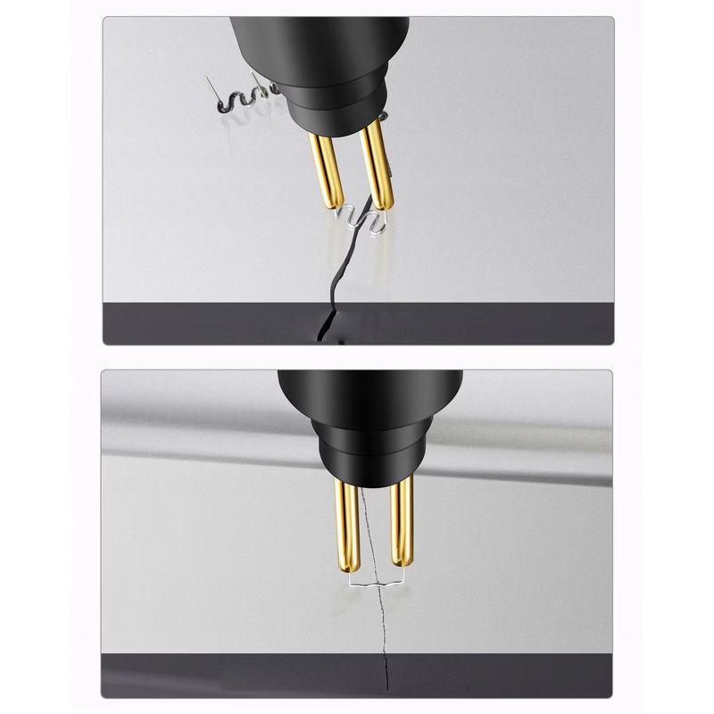 Casa si Gradina - Constructii - Scule electrice si accesorii - Pistoale de lipit - Pistol Profesional pentru lipit/sudat plastic Renew Force, kit pentru repararea fisurilor din plastic,putere 70W - Infinity.ro