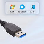 PC, gaming si accesorii - Componente PC - Componente - CD, DVD si Blu Ray - Unitate Optica Externa CD/DVD RW 5 in 1, USB 3.0, port USB-C, cititor de carduri SD si MicroSD - Infinity.ro