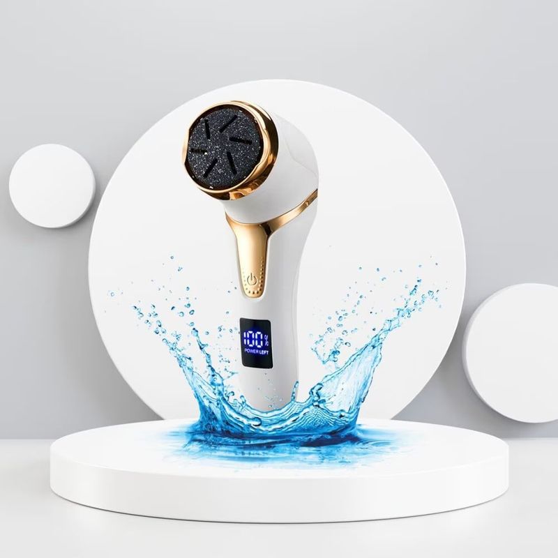 Ingrijire personala si Cosmetice - Manichiura si pedichiura - Pile cosmetice - Set Pila electrica pentru talpi si calcaie, PROtone, cu Aspirare, IPX 6, Display Digital, Led, Acumulator 1200 mAh - Infinity.ro