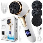 Ingrijire personala si Cosmetice - Manichiura si pedichiura - Pile cosmetice - Set Pila electrica pentru talpi si calcaie, PROtone, cu Aspirare, IPX 6, Display Digital, Led, Acumulator 1200 mAh - Infinity.ro