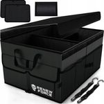 Auto si Moto - Piese auto si accesorii - Interior auto - Accesorii interior - Organizator portbagaj auto, pliabil, 3 compartimente, impermeabil, Capacitate 64 litri, 51 cm x 36 cm x 32 cm, Negru - Infinity.ro