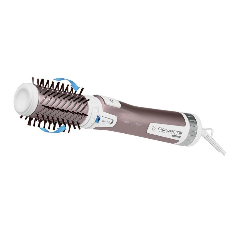 Ingrijire personala si Cosmetice - Aparate & accesorii ingrijire personala - Hair styling - Perii de par electrice - Perie rotativa Rowenta Brush Activ' Premium Care CF9540F0, 1000W, 2 trepte, 2 viteze, ionizare - Infinity.ro