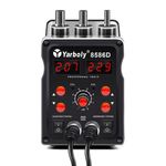 Casa si Gradina - Constructii - Scule electrice si accesorii - Pistoale de lipit - Statie de Lipit 2in1, Putere 700W + 60W, Reglare Temperatura 100°C-500°C, Ecran LCD, 3 Duze Interschimbabile - Infinity.ro