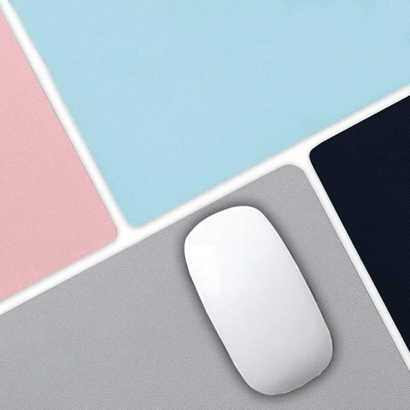 PC, gaming si accesorii - Periferice PC - Mousepad - Mousepad PROtone XXL pentru protectie birou, din piele pu, cu doua fete Albastru/Roz, 90x45 cm - Infinity.ro