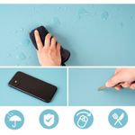 PC, gaming si accesorii - Periferice PC - Mousepad - Mousepad PROtone XXL pentru protectie birou, din piele pu, cu doua fete Albastru/Roz, 90x45 cm - Infinity.ro