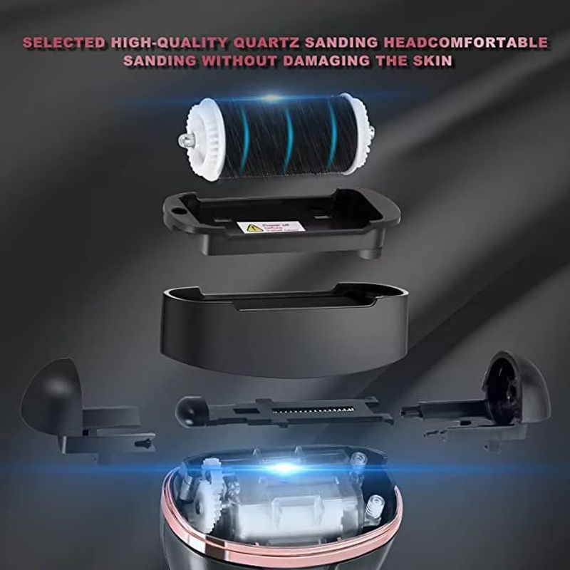 Ingrijire personala si Cosmetice - Manichiura si pedichiura - Pile cosmetice - Set Pila electrica pentru talpi si calcaie PROtone, Display digital, Acumulator 1200 mAh, 2 viteze, 2000 rot/min - Infinity.ro