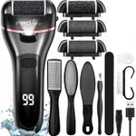 Ingrijire personala si Cosmetice - Manichiura si pedichiura - Pile cosmetice - Set Pila electrica pentru talpi si calcaie PROtone, Display digital, Acumulator 1200 mAh, 2 viteze, 2000 rot/min - Infinity.ro