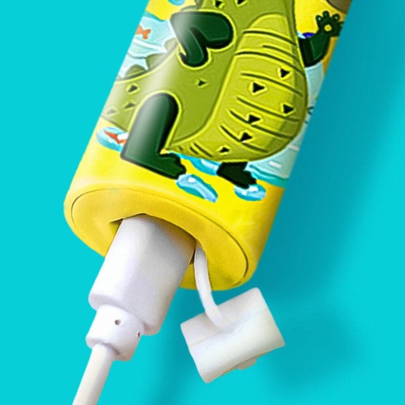 Ingrijire personala si Cosmetice - Igiena dentara - Periute de dinti electrice - Periuta electrica reincarcabila sonica WhySmile Copii, 32000 miscari/minut, 4 moduri de curatatare, 8 capete de periere - Infinity.ro