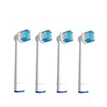 Ingrijire personala si Cosmetice - Igiena dentara - Rezerve si accesorii - Rezerva compatibila periuta de dinti electrica Oral-B, Dentos Pro Clean, 4 bucati, Alb - Infinity.ro