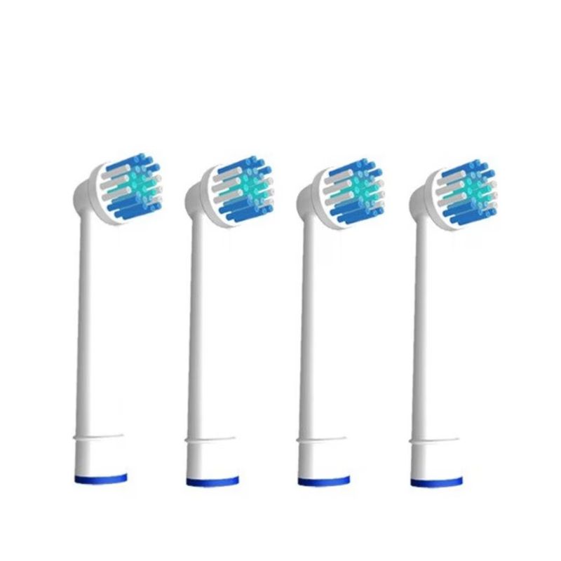 Ingrijire personala si Cosmetice - Igiena dentara - Rezerve si accesorii - Rezerva compatibila periuta de dinti electrica Oral-B, Dentos Pro Clean, 4 bucati, Alb - Infinity.ro