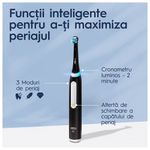 Ingrijire personala si Cosmetice - Igiena dentara - Periute de dinti electrice - Periuta de dinti electrica Oral-B iO3 cu Tehnologie Magnetica si Micro-Vibratii, Senzor de presiune Smart - Infinity.ro