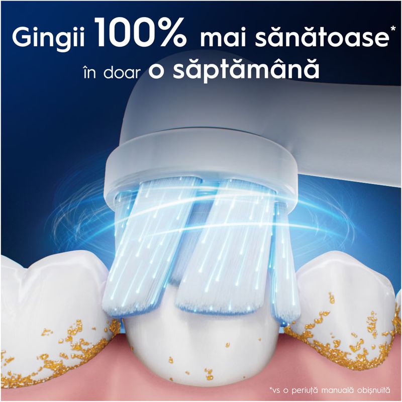 Ingrijire personala si Cosmetice - Igiena dentara - Rezerve si accesorii - Rezerve periuta de dinti electrica Oral-B iO Gentle Care, compatibile doar cu seria iO, 2 buc - Infinity.ro