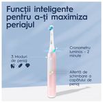 Ingrijire personala si Cosmetice - Igiena dentara - Periute de dinti electrice - Periuta de dinti electrica Oral-B iO3 cu Tehnologie Magnetica si Micro-Vibratii, Senzor de presiune Smart, 3 moduri, - Infinity.ro
