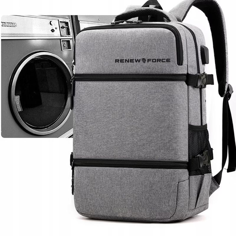 Laptop, Telefoane si Tablete - Laptopuri si accesorii - Accesorii Laptop - Genti laptop - Rucsac multifunctional  cu Port de incarcare USB, smart casual pentru Business, Calatorii si Laptop 15 inchi,45x31x13 cm - Infinity.ro