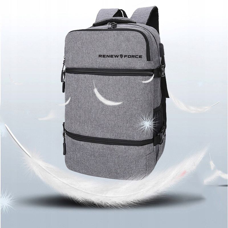 Laptop, Telefoane si Tablete - Laptopuri si accesorii - Accesorii Laptop - Genti laptop - Rucsac multifunctional  cu Port de incarcare USB, smart casual pentru Business, Calatorii si Laptop 15 inchi,45x31x13 cm - Infinity.ro