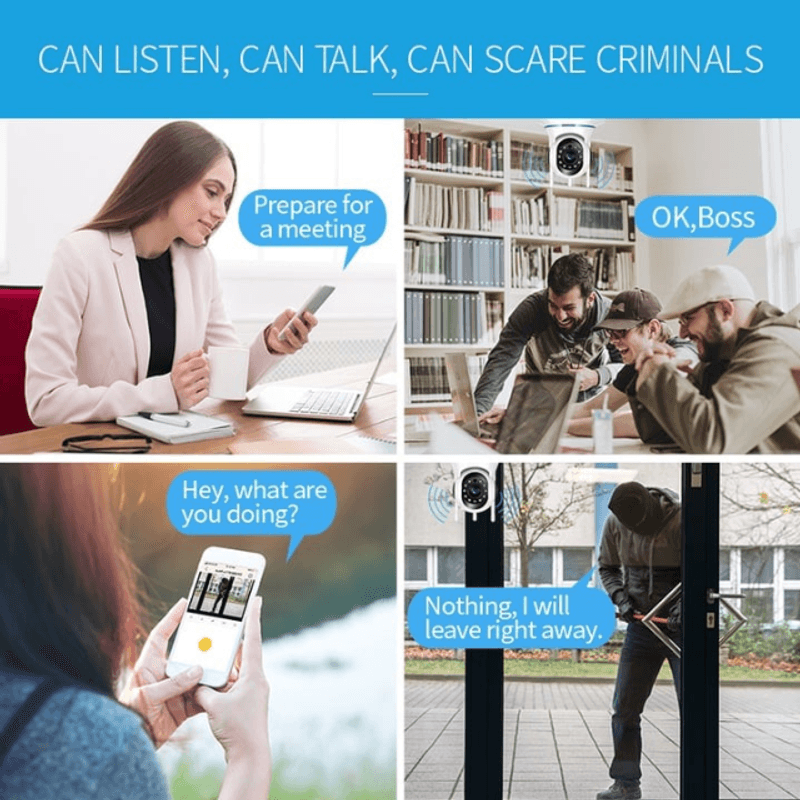 Casa si Gradina - Electrice - Smart Home - Camere de supraveghere - Camera smart supraveghere interior, pentru casa, bebelus sau animale de companie, camera WIFI - Infinity.ro