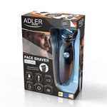 Ingrijire personala si Cosmetice - Aparate & accesorii ingrijire personala - Aparate de ras si tuns - Aparate de ras electrice - Aparat de ras Adler AD2945, 3 capete, IPX7, trimmer, 60 min, LED, 600mAh - Infinity.ro