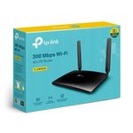 PC, gaming si accesorii - Retelistica - Wireless - Routere Wireless - Router 4G LTE TP-LINK TL-MR6400 wireless N 300 Mbps TL-MR6400 - Infinity.ro
