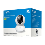 Casa si Gradina - Electrice - Smart Home - Camere de supraveghere - Camera IP Smart Wi-Fi, 3K 5MP, Pan&Tilt, Audio bidirectional, Alarma - TP-Link Tapo TapoC230 - Infinity.ro