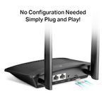 PC, gaming si accesorii - Retelistica - Wireless - Routere Wireless - Router wireless TP-Link TL-MR100, N300, 4G LTE TL-MR100 - Infinity.ro