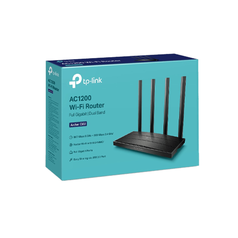 PC, gaming si accesorii - Retelistica - Wireless - Routere Wireless - Router Wireless TP-Link Archer C6U AC1200 Dual-Band OneMesh Beamforming ArcherC6U - Infinity.ro