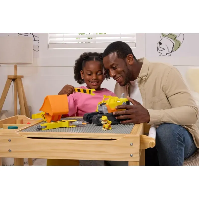 Jucarii, Copii si Bebe - Jucarii si jocuri - Figurine - Patrula Catelusilor Rubble Si Echipa Vehicul Buldozer Multifunctional 2 In 1 - Infinity.ro