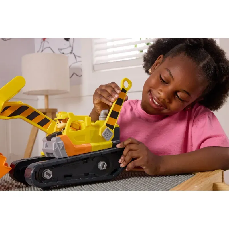 Jucarii, Copii si Bebe - Jucarii si jocuri - Figurine - Patrula Catelusilor Rubble Si Echipa Vehicul Buldozer Multifunctional 2 In 1 - Infinity.ro