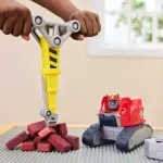 Jucarii, Copii si Bebe - Jucarii si jocuri - Figurine - Patrula Catelusilor Rubble Si Echipa Set Vehicul Excavator Si Figurina Charger - Infinity.ro