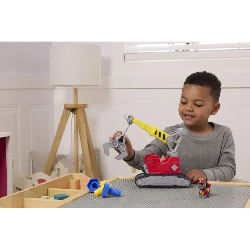 Jucarii, Copii si Bebe - Jucarii si jocuri - Figurine - Patrula Catelusilor Rubble Si Echipa Set Vehicul Excavator Si Figurina Charger - Infinity.ro