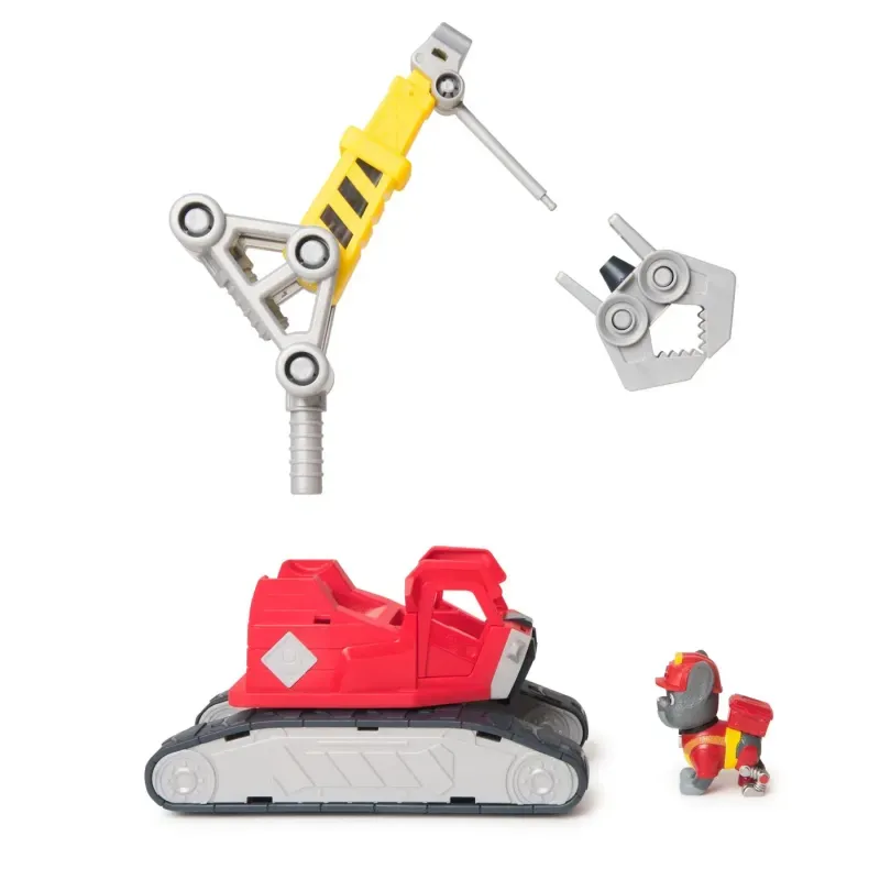 Jucarii, Copii si Bebe - Jucarii si jocuri - Figurine - Patrula Catelusilor Rubble Si Echipa Set Vehicul Excavator Si Figurina Charger - Infinity.ro