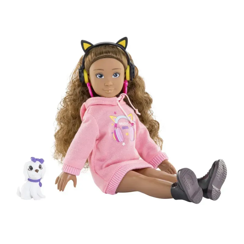 Jucarii, Copii si Bebe - Jucarii si jocuri - Papusi si accesorii - Papusi - Corolle Set Muzica Si Moda Papusa Melody 28cm - Infinity.ro
