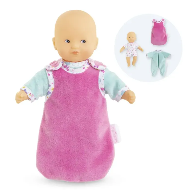 Jucarii, Copii si Bebe - Jucarii si jocuri - Papusi si accesorii - Papusi - Corolle Mpp Set Bebelusul Calin Noapte Buna Alb 20cm - Infinity.ro