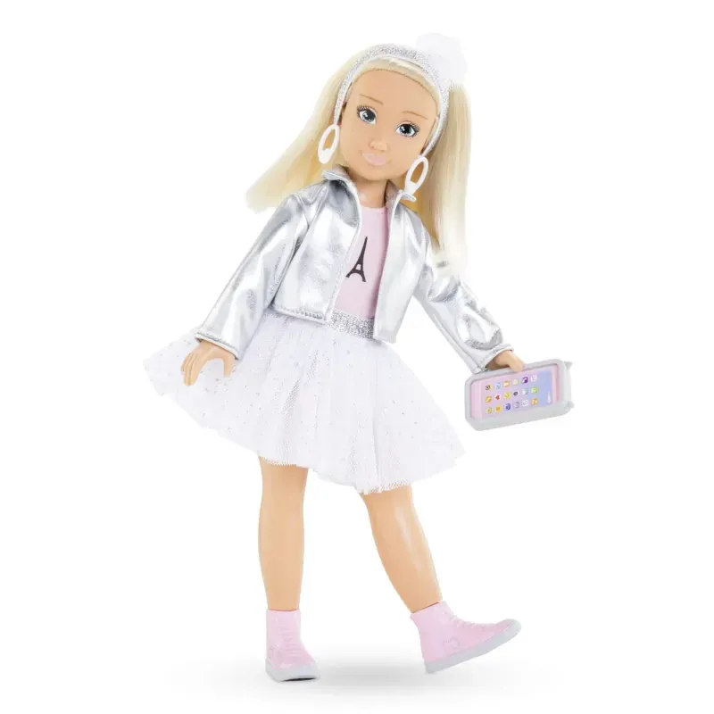 Jucarii, Copii si Bebe - Jucarii si jocuri - Papusi si accesorii - Papusi - Corolle Set Saptamana Modei La Paris Papusa Valentine 28cm - Infinity.ro