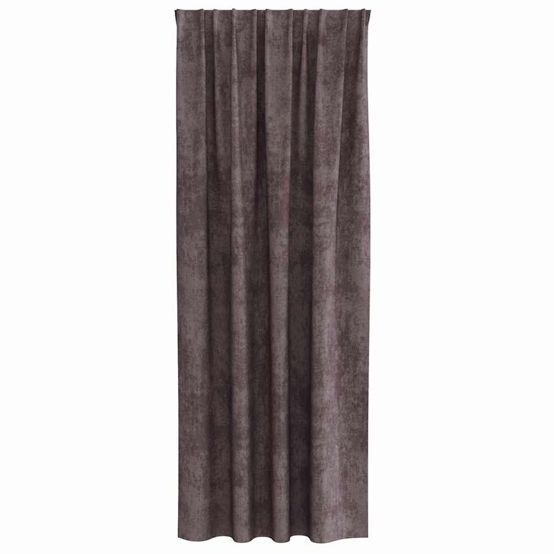 Casa si Gradina - Textile si covoare - Perdele si draperii - Draperii - Draperie cu perdele 2 pcs Maro 260 x 140 cm Catifea - Infinity.ro