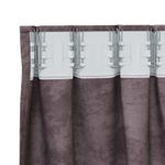 Casa si Gradina - Textile si covoare - Perdele si draperii - Draperii - Draperie cu perdele 2 pcs Maro 260 x 140 cm Catifea - Infinity.ro