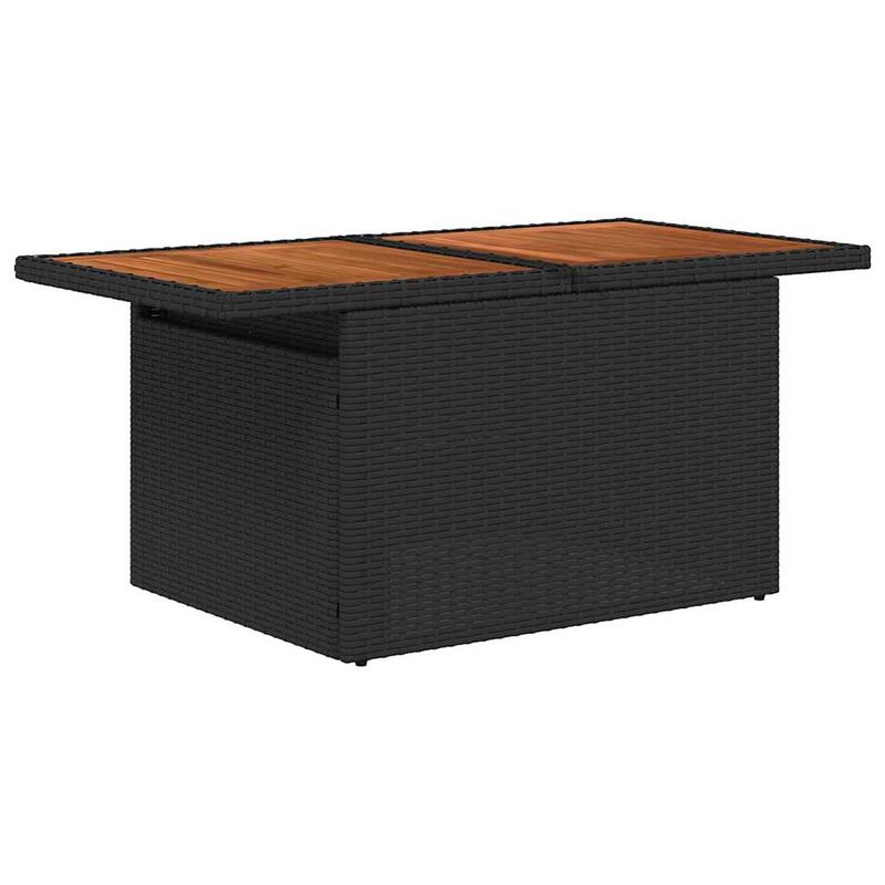 Casa si Gradina - Gradina si terasa - Mobilier exterior - Canapele si fotolii gradina - Set de canapele pentru gradina 8 pcs Negru Rattan poli - Infinity.ro