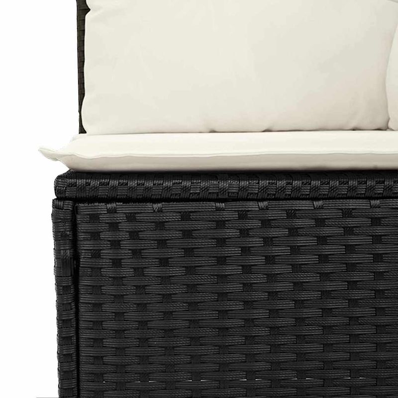 Casa si Gradina - Gradina si terasa - Mobilier exterior - Canapele si fotolii gradina - Set de canapele pentru gradina 8 pcs Negru Rattan poli - Infinity.ro