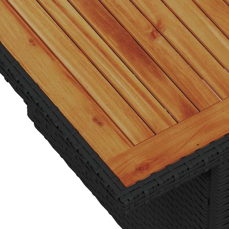 Casa si Gradina - Gradina si terasa - Mobilier exterior - Canapele si fotolii gradina - Set de canapele pentru gradina 8 pcs Negru Rattan poli - Infinity.ro