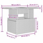 Casa si Gradina - Gradina si terasa - Mobilier exterior - Canapele si fotolii gradina - Set de canapele pentru gradina cu perna 5 pcs negru si crem - Infinity.ro