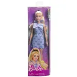 Jucarii, Copii si Bebe - Jucarii si jocuri - Papusi si accesorii - Papusi - Barbie Fashionistas Papusa Barbie Blonda Cu Rochie Albastra Cu Fundite - Infinity.ro