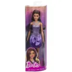Jucarii, Copii si Bebe - Jucarii si jocuri - Papusi si accesorii - Papusi - Barbie Fashionistas Papusa Barbie Bruneta Cu Rochie Mov Cu Paiete - Infinity.ro