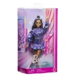 Jucarii, Copii si Bebe - Jucarii si jocuri - Papusi si accesorii - Papusi - Barbie Deluxe Style Papusa Barbie Rochie Albastru Metalizat - Infinity.ro