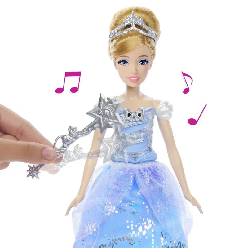 Jucarii, Copii si Bebe - Jucarii si jocuri - Papusi si accesorii - Papusi - Disney Princess Papusa Cenusareasa Interactiva Cu Rochie Luminoasa - Infinity.ro
